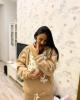 La ballerina Ilona Gvozdeva ha toccato la rete con una foto del figlio appena nato
