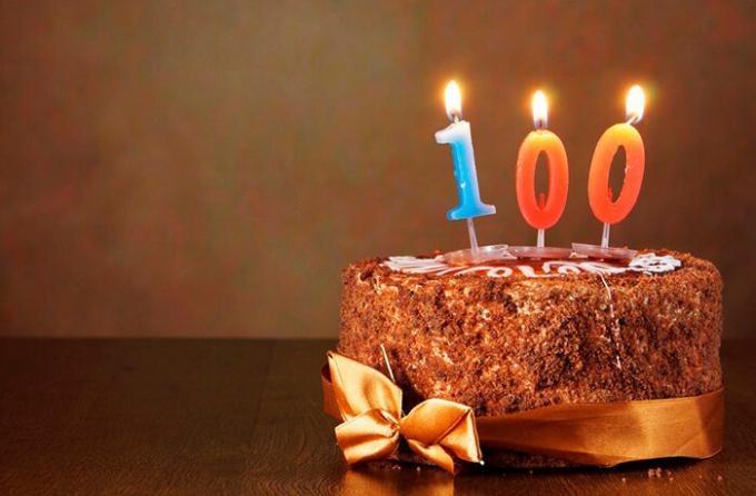 Nel mondo di oggi celebra il 100 ° anniversario è del tutto reale (fonte foto: shutterstock.com)
